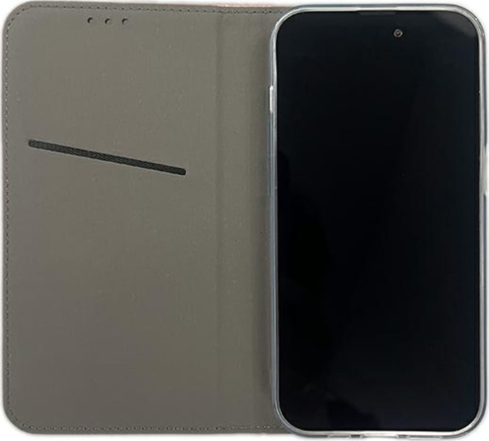 Kapak magnetik libër Picase Poco X6 Pro, me stand, me xhep karte, rozë gold