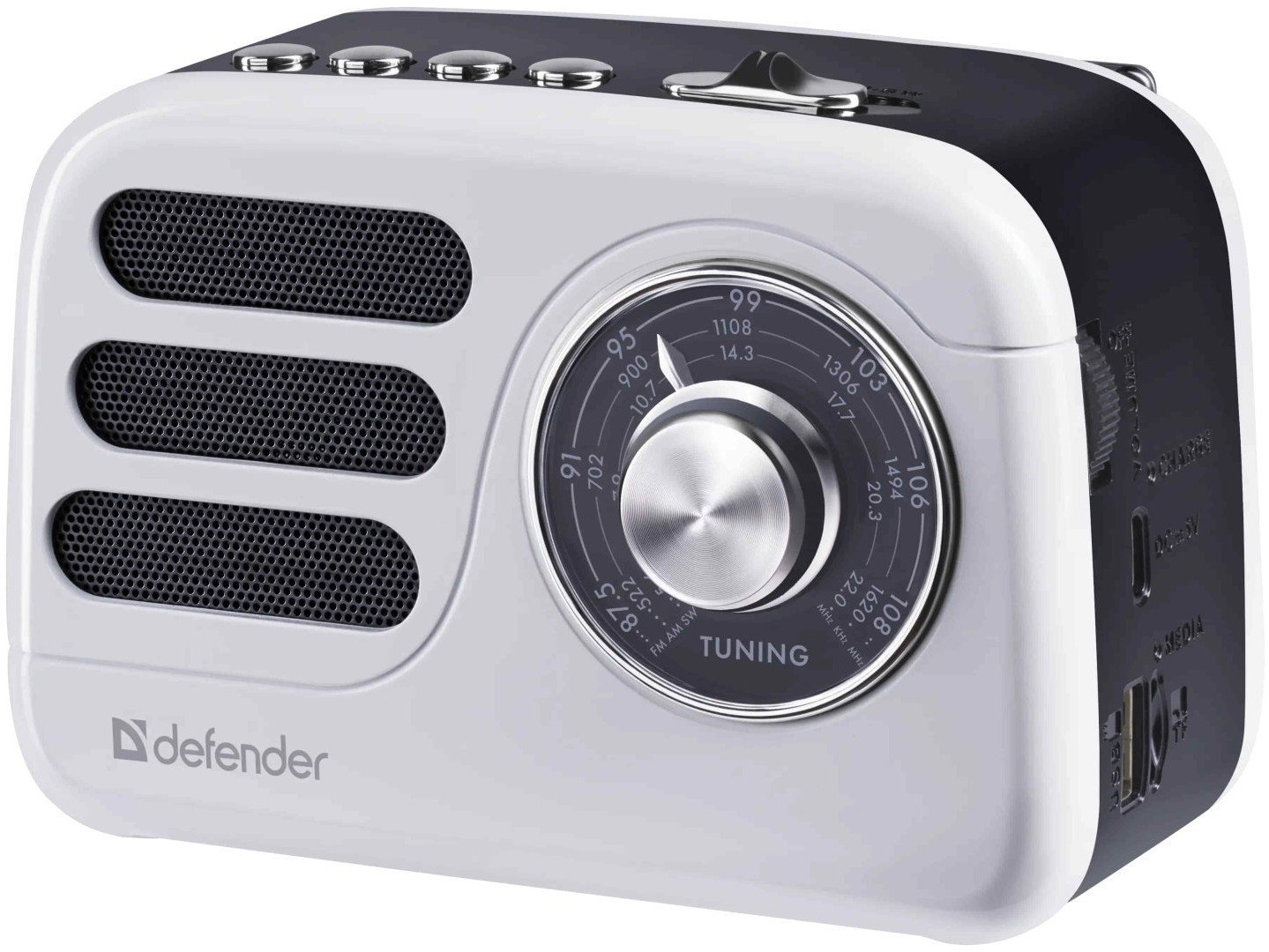 Radio portative Signal, FM AM SW, Bluetooth 5.3, me lexues USB dhe microSD