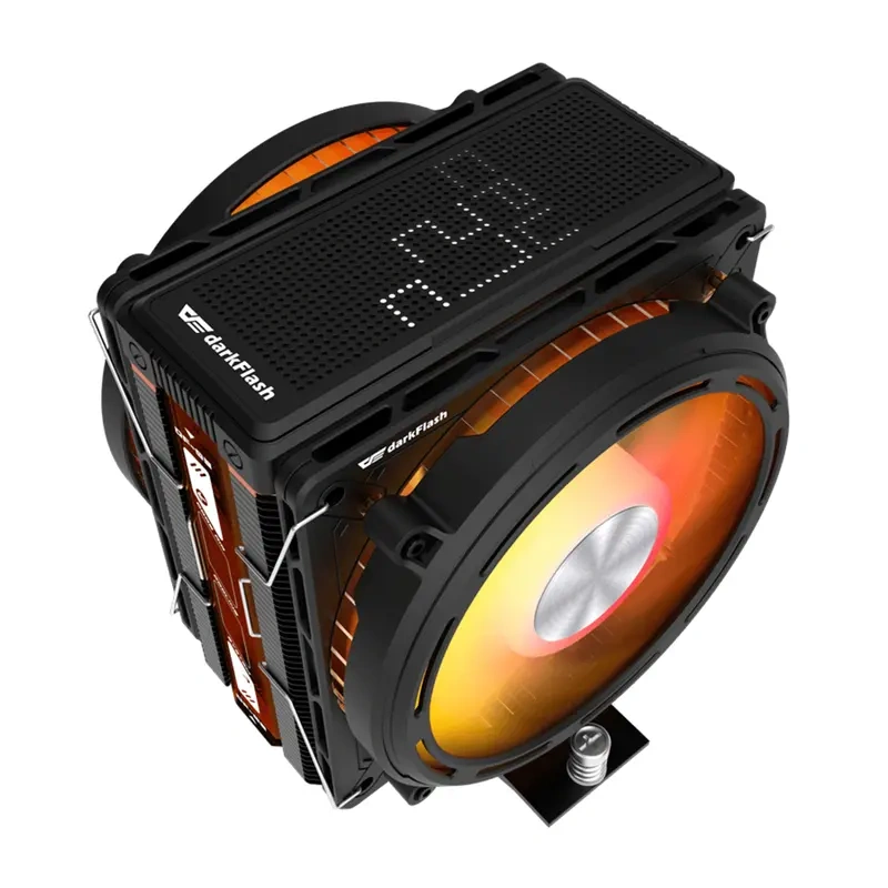 Ftohës procesori Darkflash E400, 120mm PWM, ARGB, i zi 2