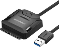 Adapter UGREEN USB 3.0 në SATA, për disqe 2.5" dhe 3.5", i zi