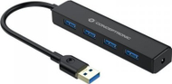 USB разводник Conceptronic C4PUSB3, 4 USB 3.2 порти, црн
