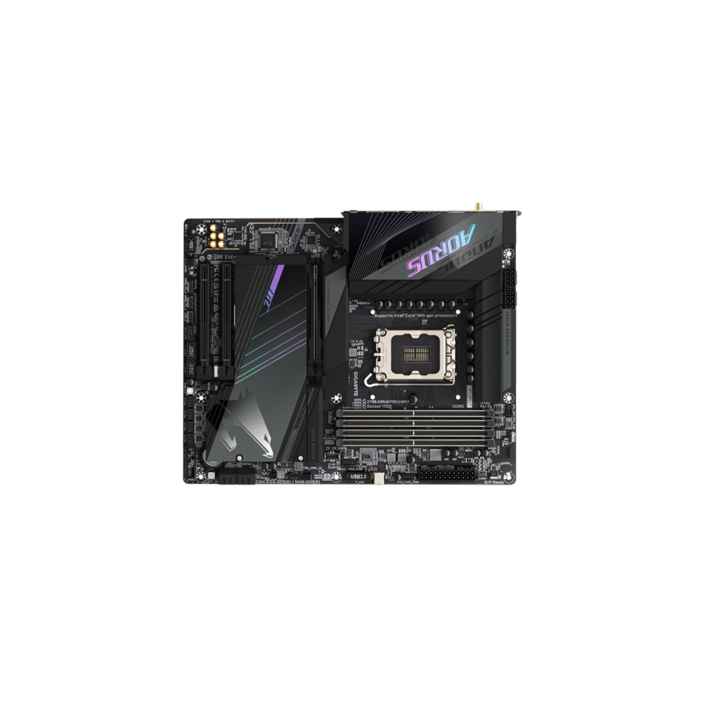 Pllakë amë GIGABYTE Z790 AORUS PRO X WIFI7, DDR5, PCIe 5.0, e bardhë