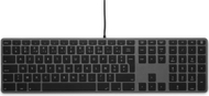 Tastierë LMP USB Wired Keyboard, AZERTY FR, me kabllo, e zezë