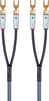 Kabllo folesh Monoprice Monolith 14AWG, 1.8 m, konektorë spade, e zezë