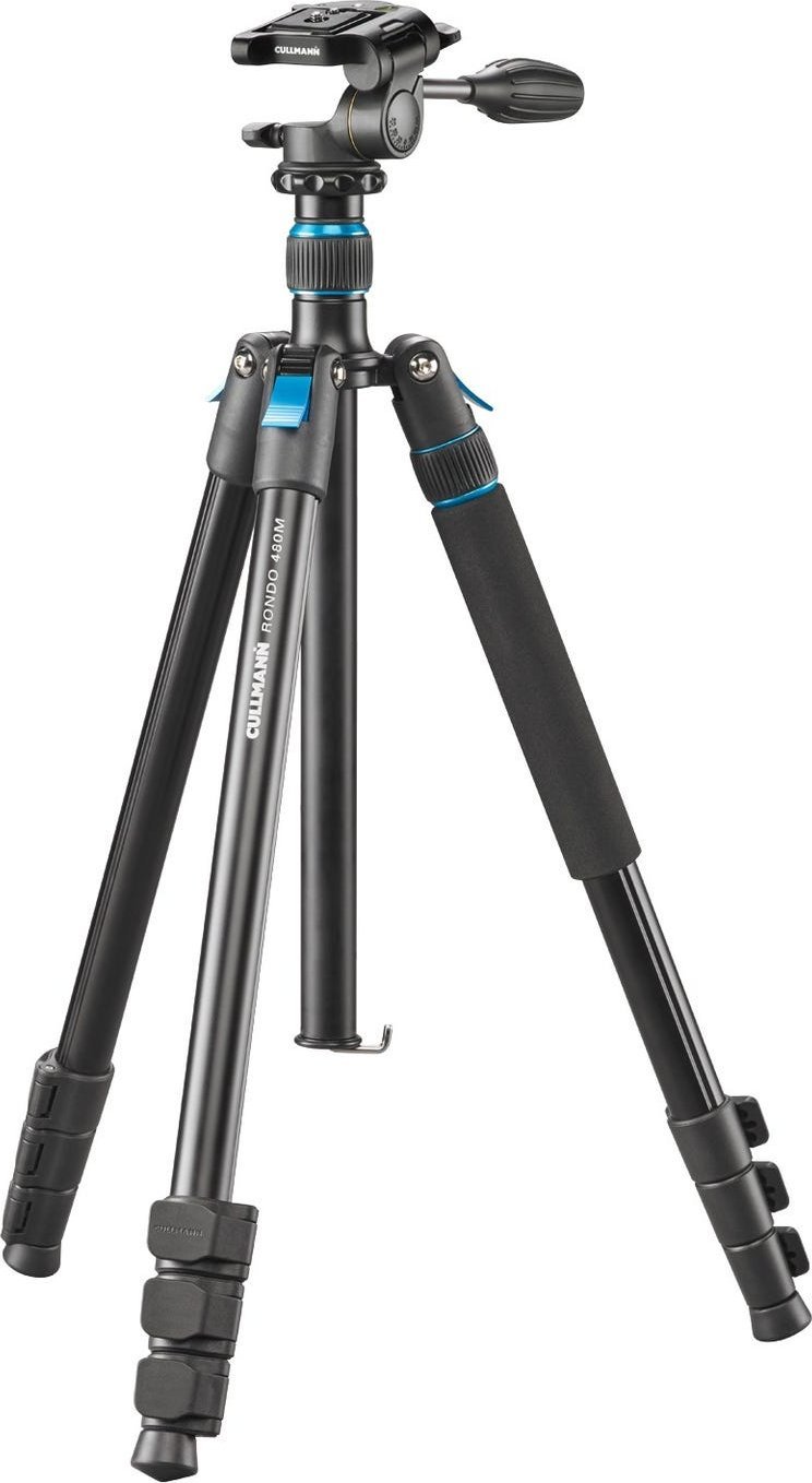 Tripod për kamera Cullmann RONDO 480M RW20, lartësi deri 183 cm, kapacitet 4 kg, i zi