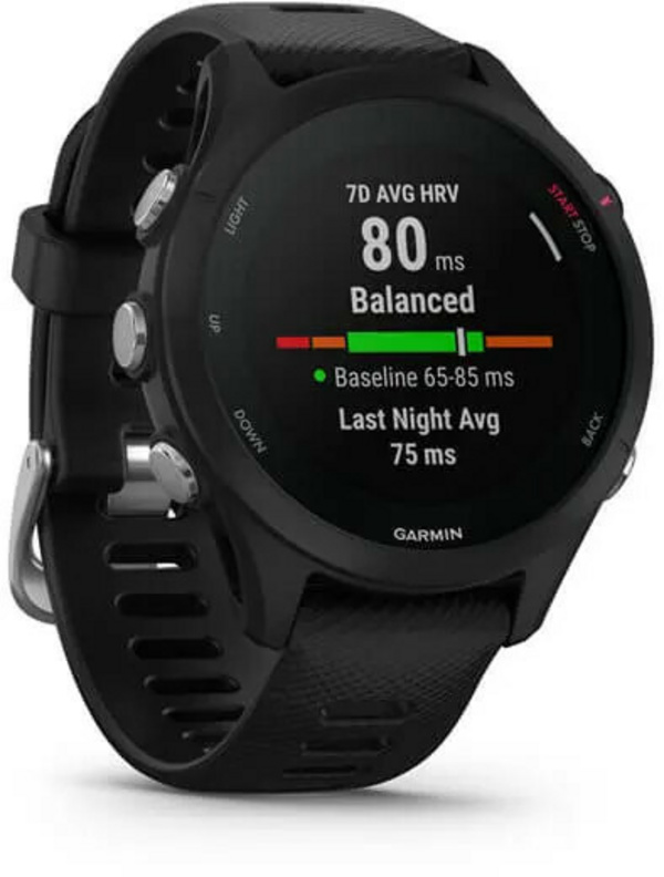 Orë dore Garmin Forerunner 255S Music 010-02641-32, e zezë