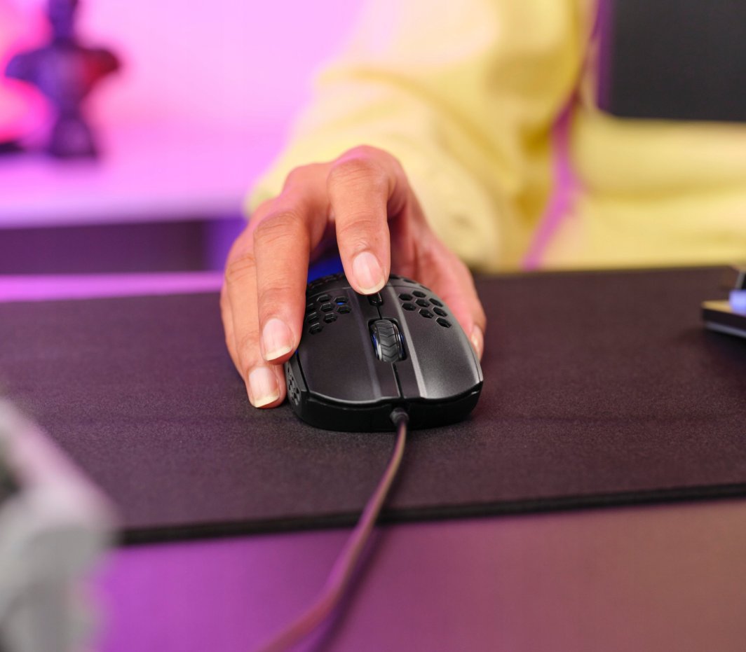 Maus gaming Trust GXT 928 Helox, 6400 DPI, RGB, i zi