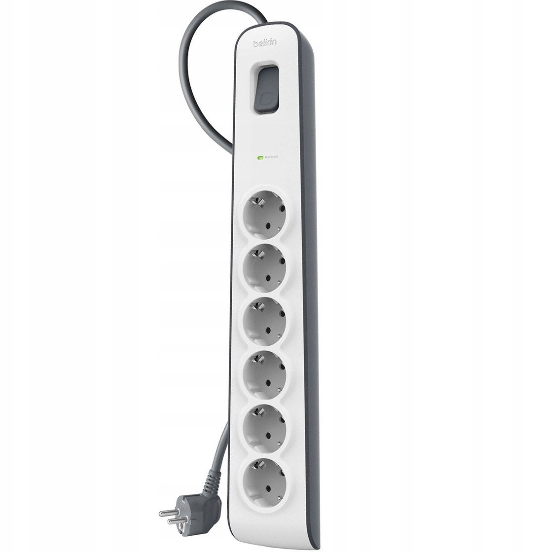 Prizë Belkin Power Strip, 6 dalje, kabllo 2 m, e bardhë