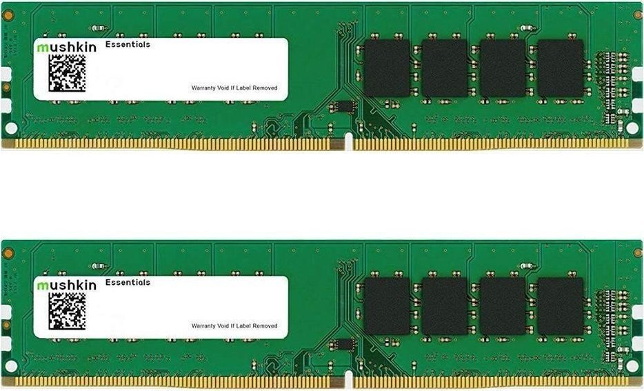Memorie Mushkin Essentials, DDR4, 32 GB, 2666 MHz, CL19, MES4U266KF16GX2