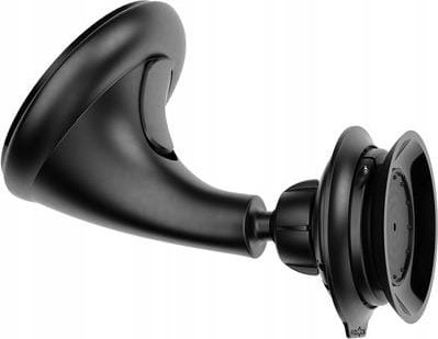 Mbajtës telefoni për veturë Fidlock Vacuum Car Suction Base, montim në xham, rrotullim 360°, i zi