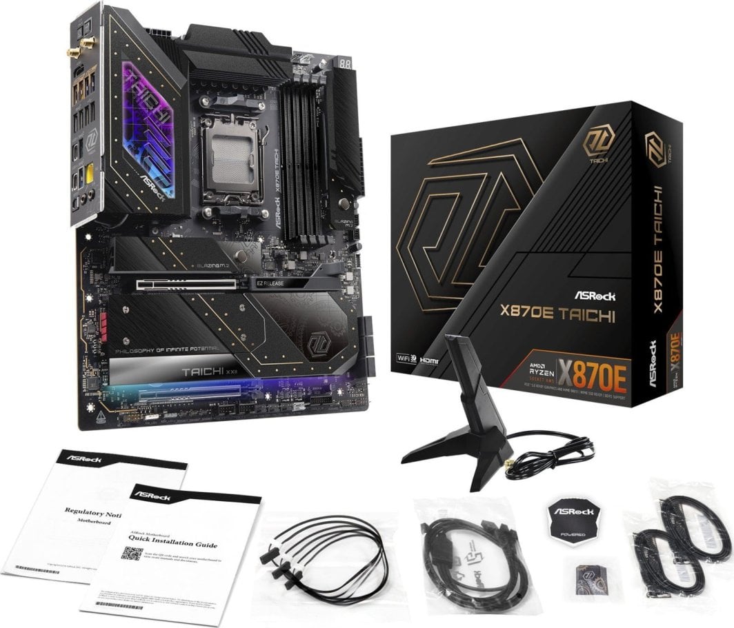 Pllakë amë ASRock	X870E TAICHI