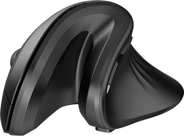 Maus pa tela DAREU, Bluetooth 2.4G, ergonomik vertikal, me klikim të qetë, i zi