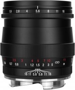 Objektiv Voigtlander Ultron 75mm f/1.9 MC për Leica M, manual, i zi