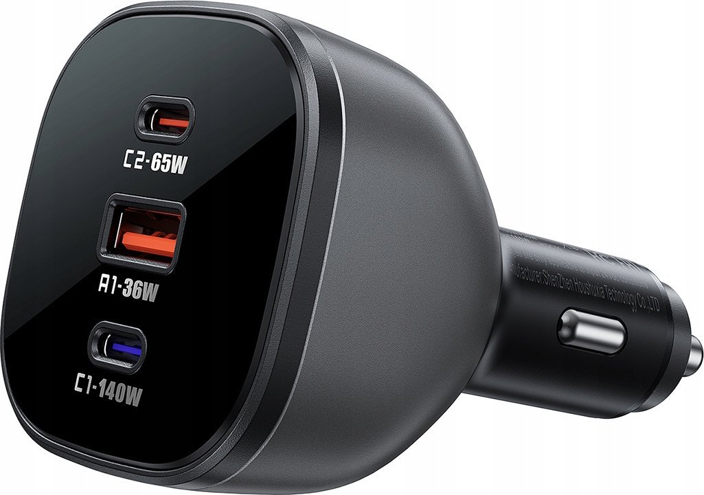 Karikues makinë ACEFAST A86, 140W, 2x USB C, i zi