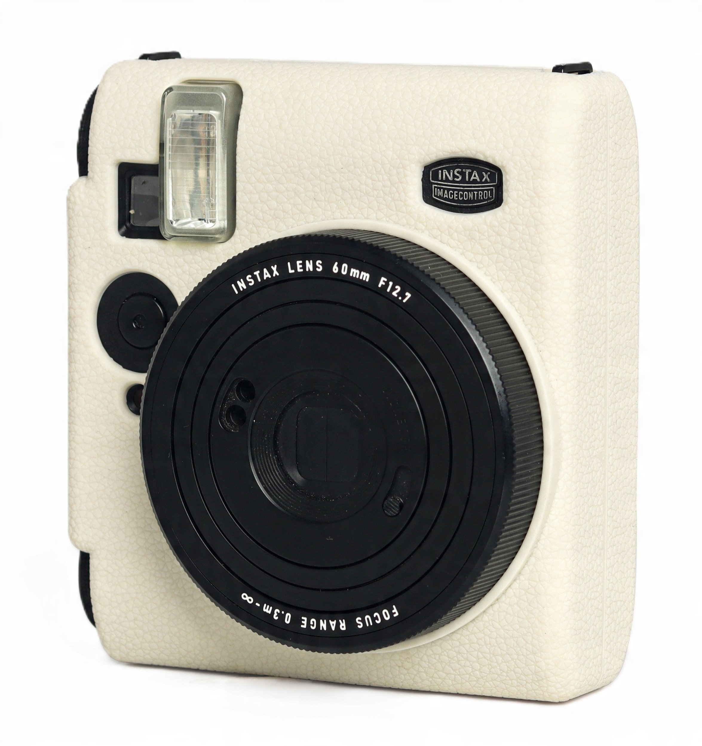 Силиконска капа LoveInstant за камера Fujifilm Instax Mini 99, заштитна, бела