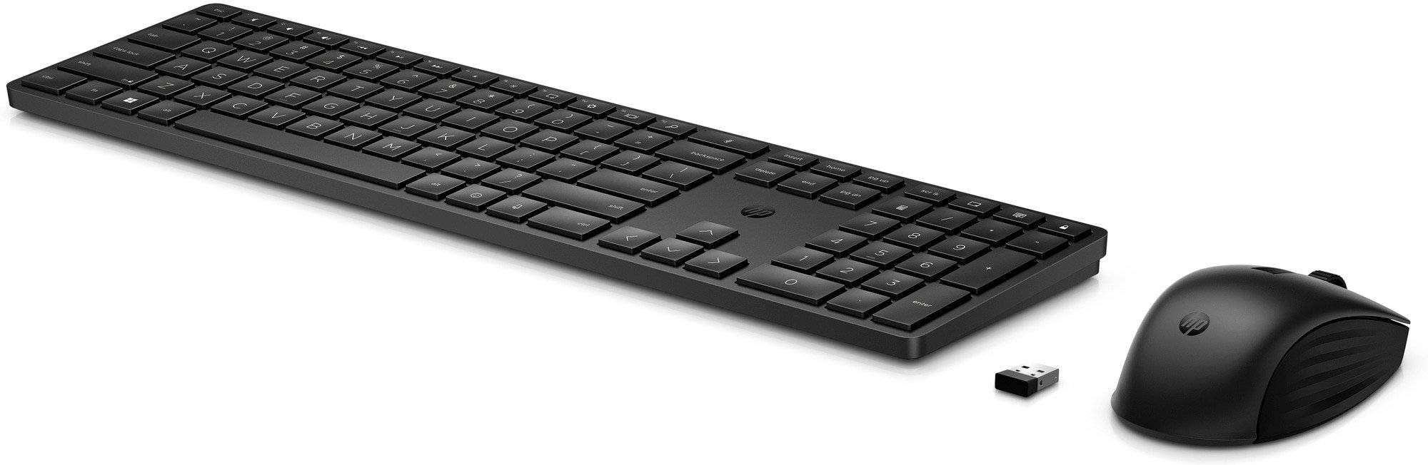 Set tastierë dhe mi wireless HP 655, USB, me taste programueshme, i zi