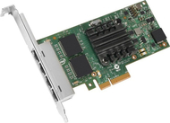 Мрежна картичка Intel I350T4V2BLK, PCI Express, 4 порти 1 Gbit/s, црна