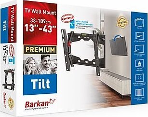 Stativ televizori Barkan E210, deri 39", 40 kg, i zi