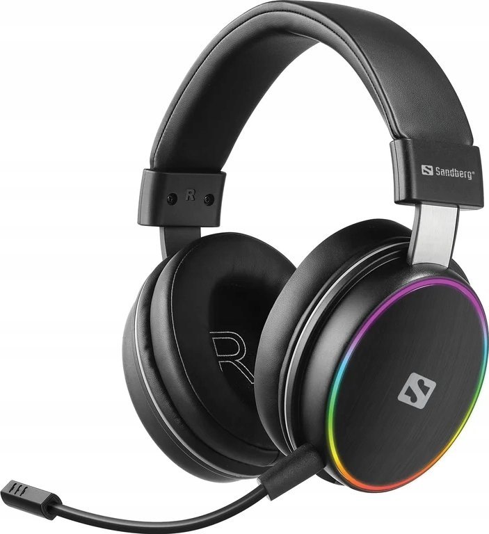 Kufje pa tela Sandberg HeroBlaster, Bluetooth, me mikrofon, të zeza