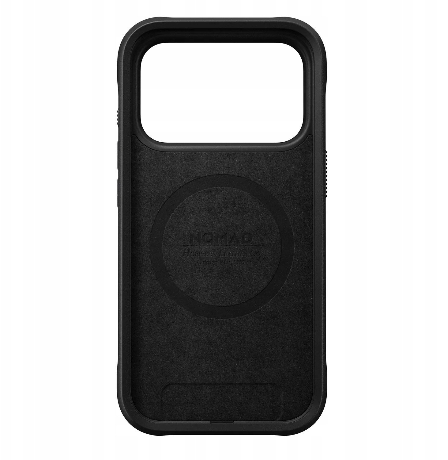 Футрола за телефон Nomad Rugged за iPhone 17 Pro, кожа Horween, црна