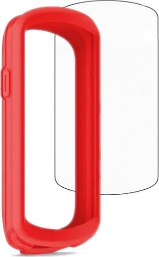 Mbulesë silikoni Garmin Edge 1040, me xham mbrojtës 9H, blu