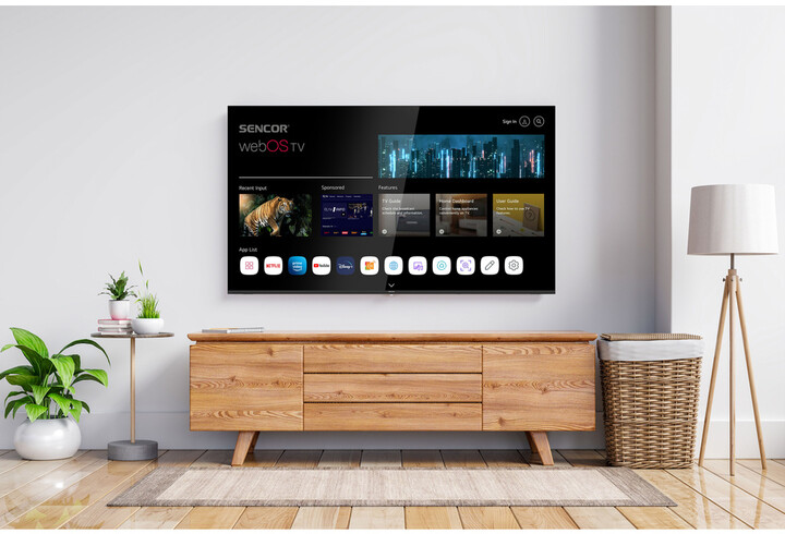 Televizor Sencor SLE 65US801TCSB, 65" (164cm), 4K UHD, i zi