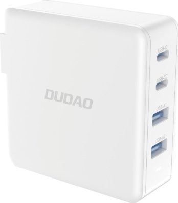 Karikues Dudao GaN, 100W A100EU, i bardhë
