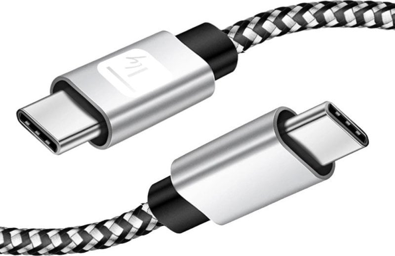 Kabllo USB Techly ICOC MU2CC-010-AL, USB C në USB C, 1m, USB 2.0, antracit