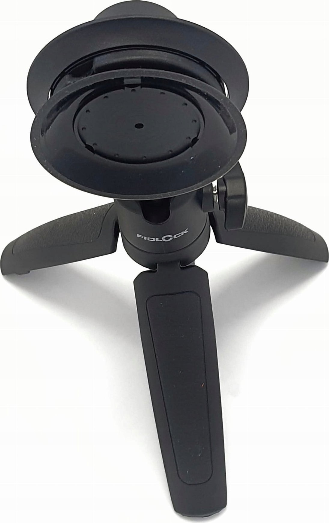 Tripod mini me selfie stick Fidlock VACUUM Mini Tripod Base, krah teleskopik, i zi
