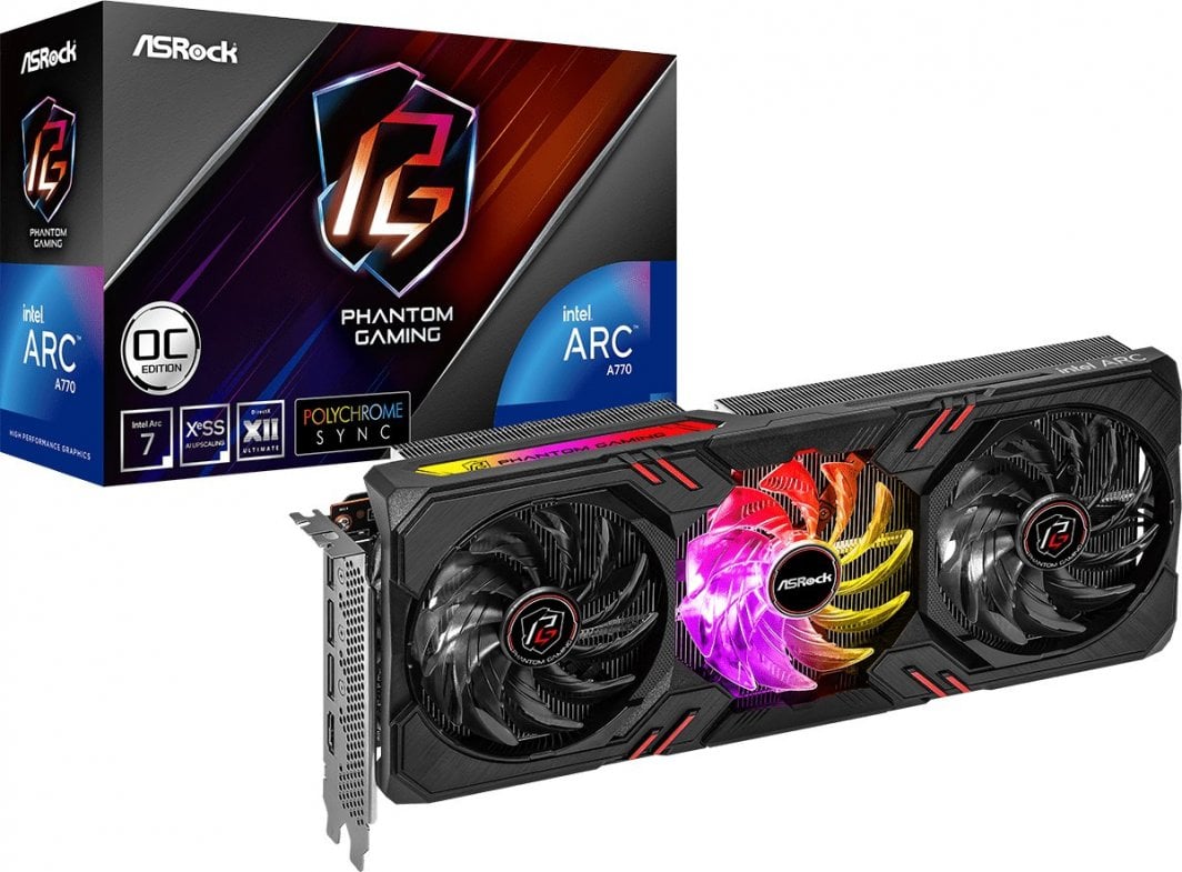 Kartelë grafike ASRock Arc A770 Phantom Gaming D 8GB OC GDDR6
