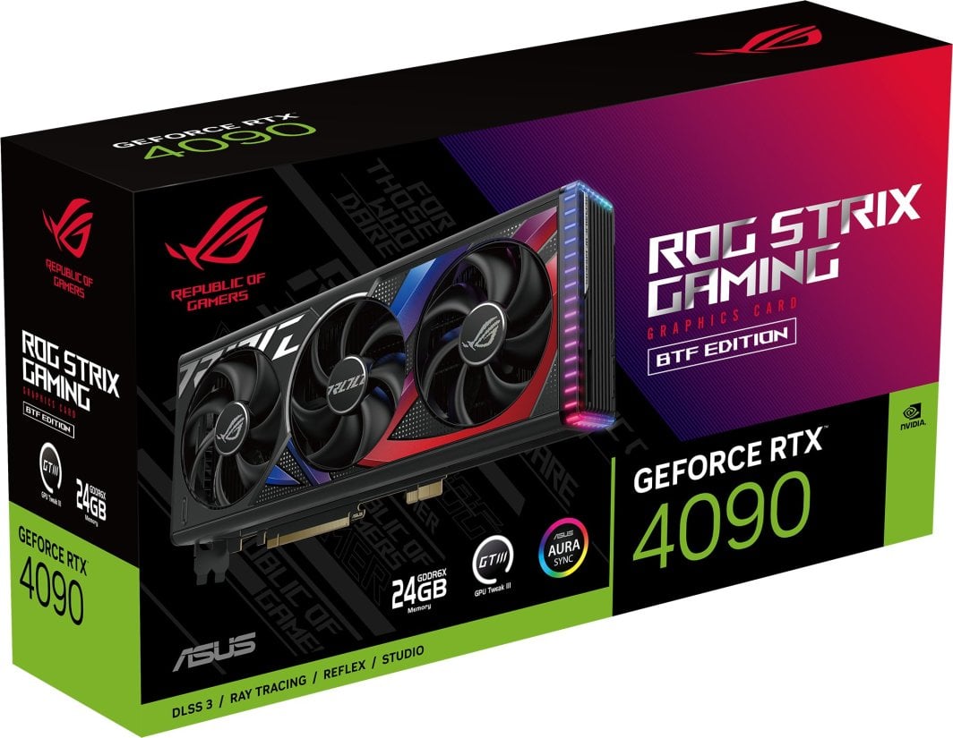 Kartelë grafike Asus ROG Strix GeForce RTX 4090 BTF 24GB GDDR6X