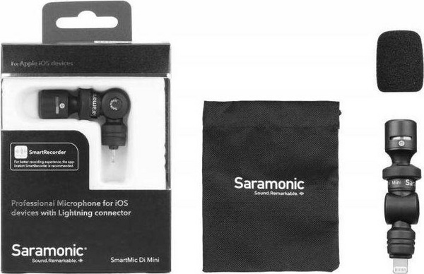 Mikrofon Saramonic SmartMic DI Mini, i zi