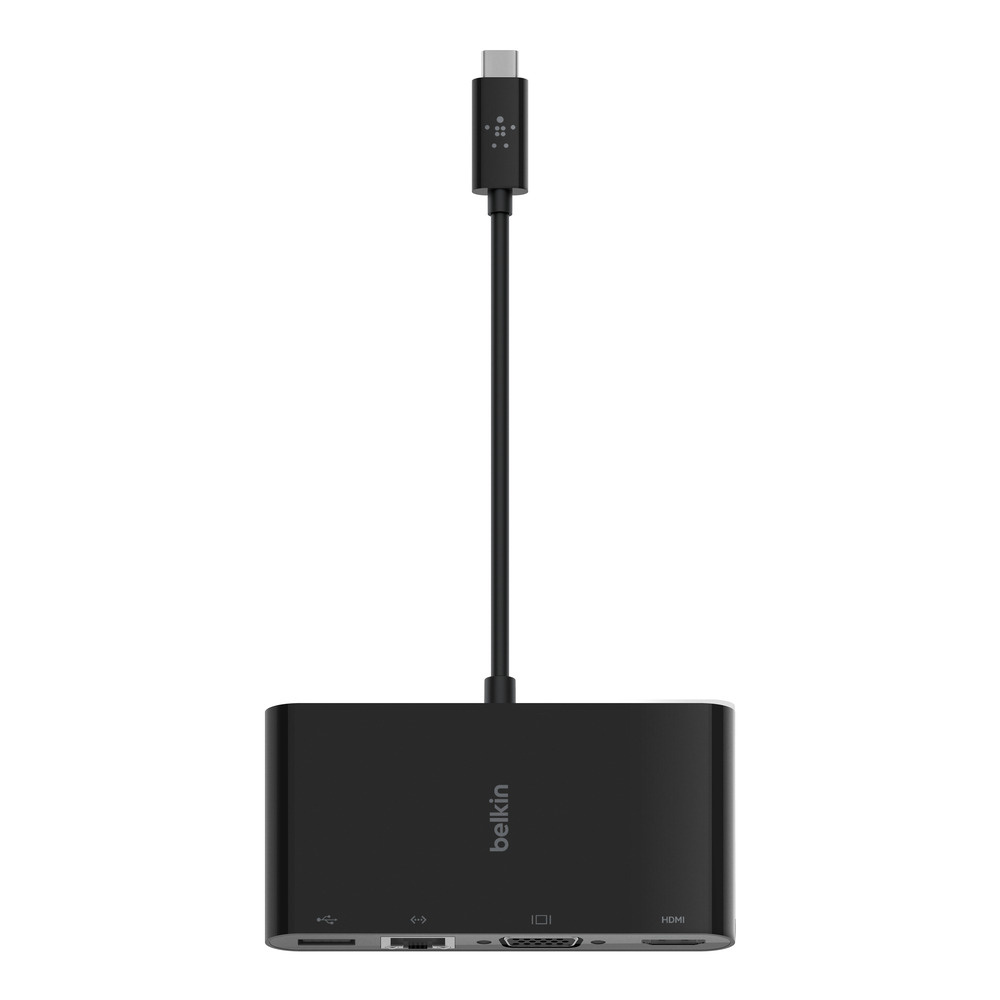 Përshtatës multimedial Belkin USB-C, i zi