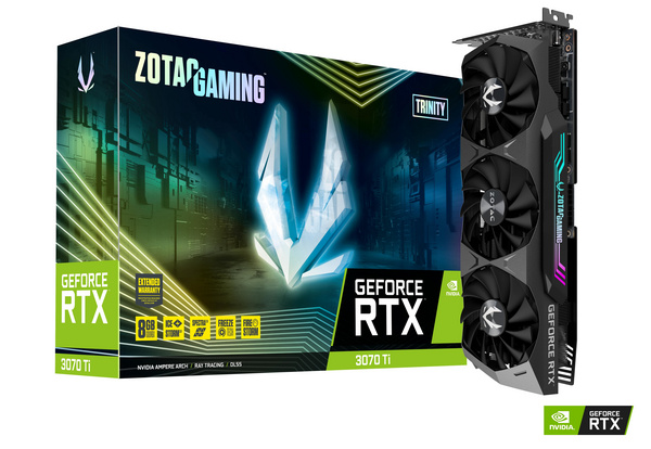 [OUTLET] Kartelë grafike Zotac GAMING NVIDIA GeForce RTX 3070 Ti Trinity, 8GB GDDR6X