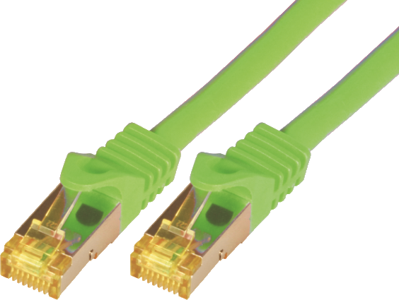 Kabllo rrjeti Mcab, 2 x RJ-45, 0.25 m, e gjelbër