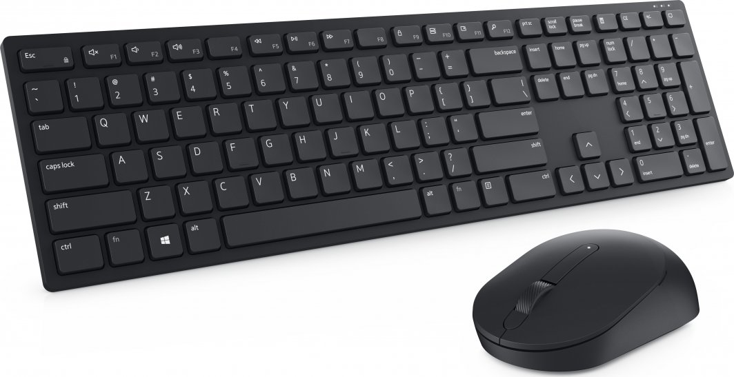 Set tastierë dhe maus Dell KM5221W, i zi