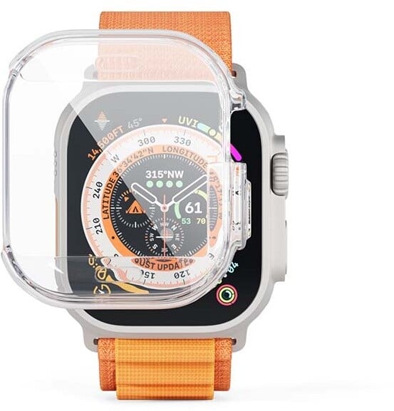 Mbrojtëse Epico Hero për Apple Watch Ultra (49mm), pa ngjyrë
