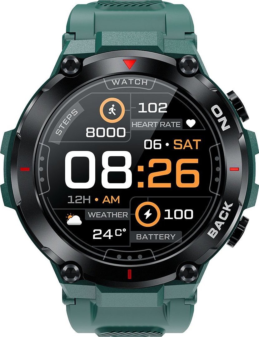 Smartwatch Giewont GW460-2, GPS, jeshile