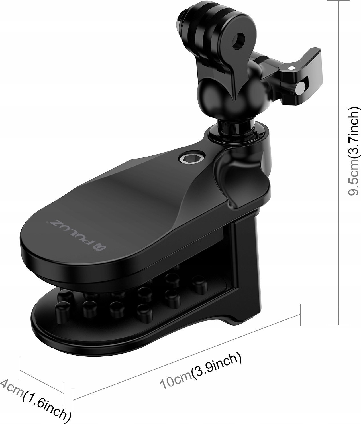 Mbajtëse koke për kamerë Puluz PU927B, për GoPro Hero 4 deri 13 Max Mini, e zezë