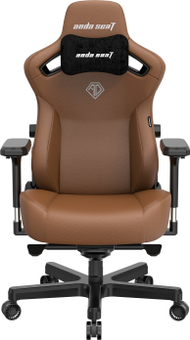 Karrige gaming AndaSeat Kaiser 3 Series L, ergonomike, lëkurë PVC dhe pëlhurë, kafe Bentley