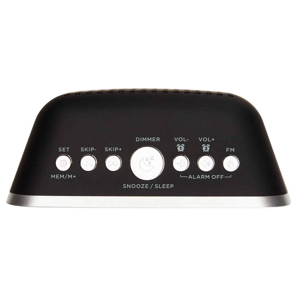 Orë Zgjuese me Radio FM, Dy Alarme dhe Mbushes USB AIWA CRU-19BK