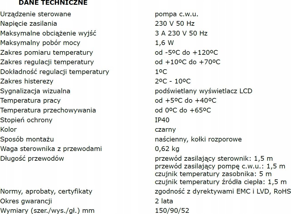 Termostat EUROSTER 11 B Flame, kontroll temperature, i bardhë