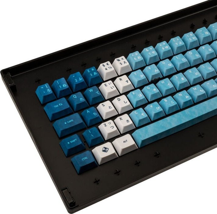 Set keycaps Traitors Yuki Onna, PBT Dye Sub, 109 taste, UK layout