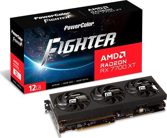 Графичка картичка Power Color Fighter Radeon RX 7700 XT 12GB GDDR6
