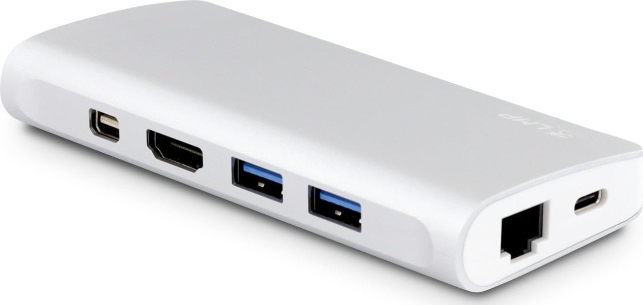 Docking station USB C LMP USBC TRAV SL, HDMI VGA Ethernet, argjendtë