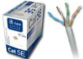 Kabllo rrjeti Alantec KIU5PVC305, Cat 5e, 305m, e hirtë