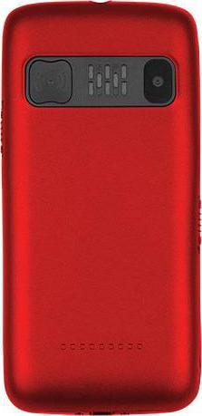 Telefoni Maxcom MOB20, 900mAh, microSD, i kuq e zi