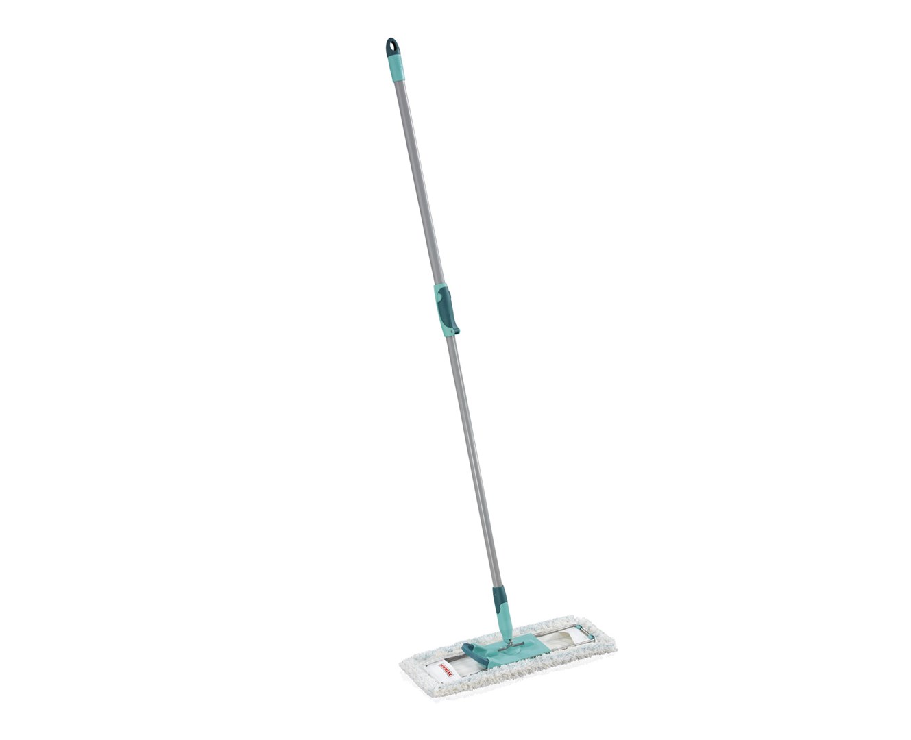 Mop LEIFHEIT Profi Cotton Plus Fiber 42cm, për laminat dhe pllaka, gri turkeze e bardhë