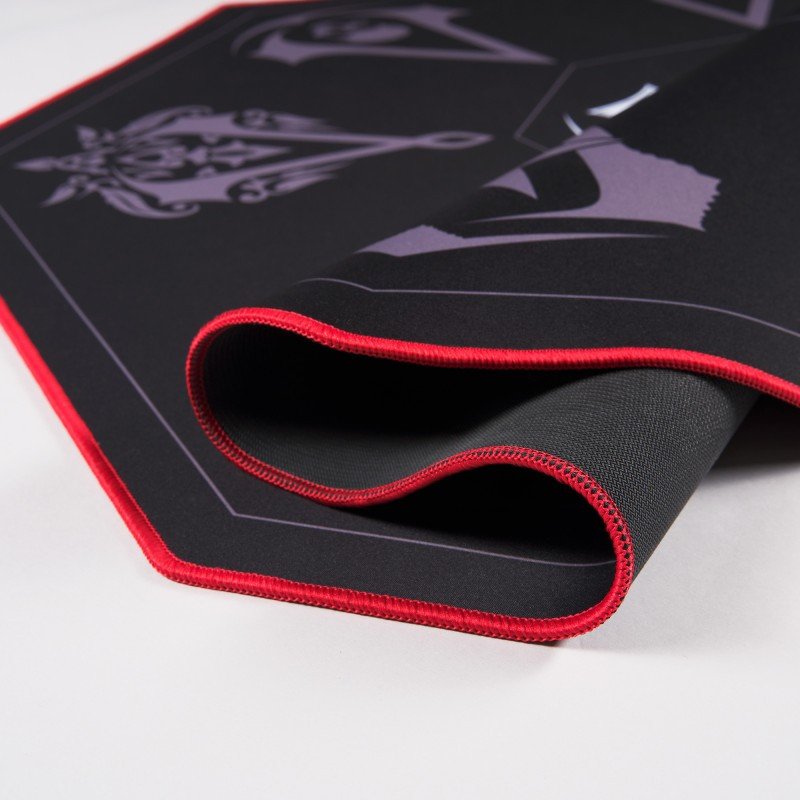 Tapet gaming SUPERDRIVE Assassin's Creed, dysheme për karrige me rrota, 100cm, i zi