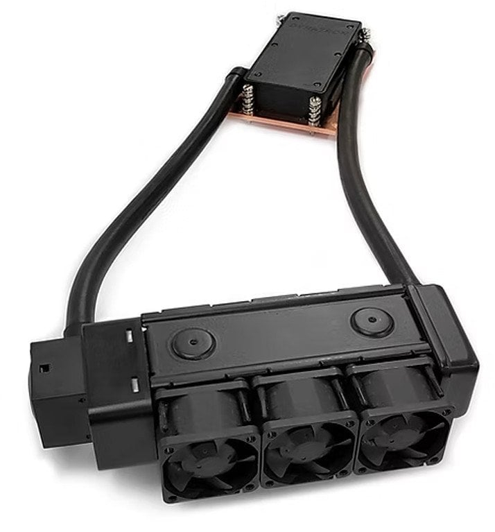Ftohës uji CPU Dynatron L36, 1U, për socket SP6 TR5, i zi